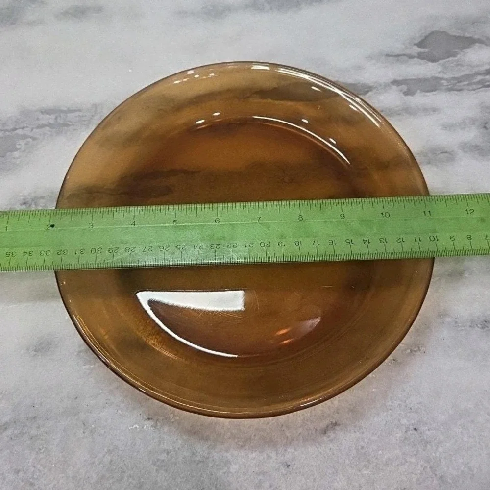 Anchor Hocking Amber Pie Plate, Glass Baking Pan, Oven & Microwave Safe Ovenware